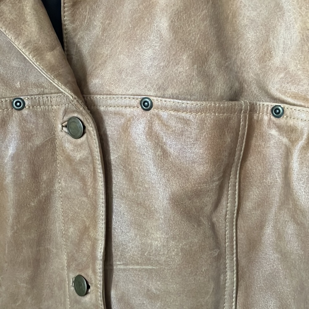 Talbots Leather Jacket - Picture 4 of 7